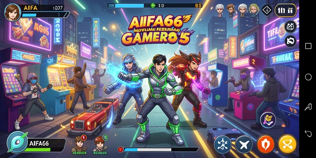 Tampilan gameplay AIFA66 yang seru dan menantang.