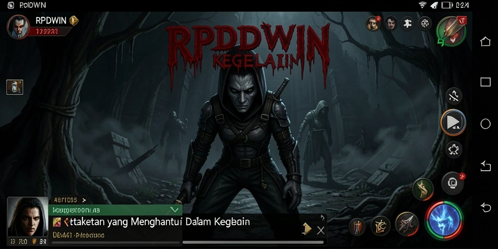 Gameplay menegangkan dengan suasana menyeramkan di RPIDWIN.